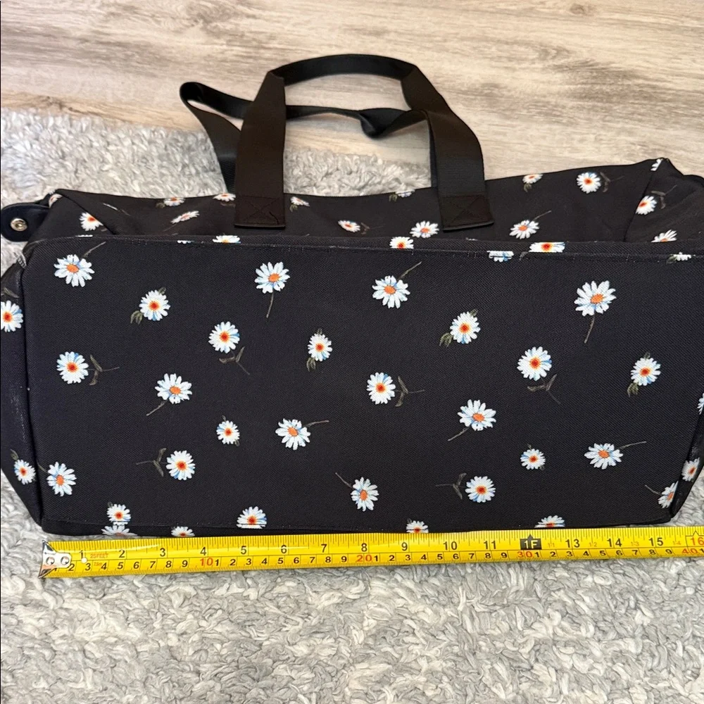 Alice + Olivia Black Daisy Tote Bag
